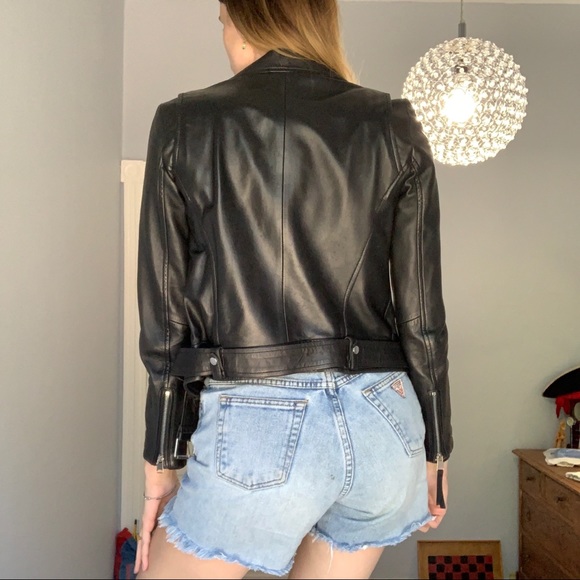 Zara Leather Jacket - Picture 4 of 10